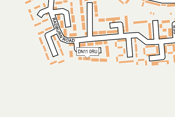 DN11 0RU map - OS OpenMap – Local (Ordnance Survey)