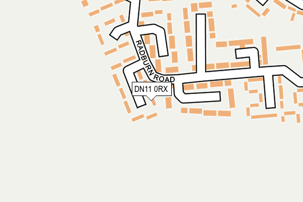 DN11 0RX map - OS OpenMap – Local (Ordnance Survey)