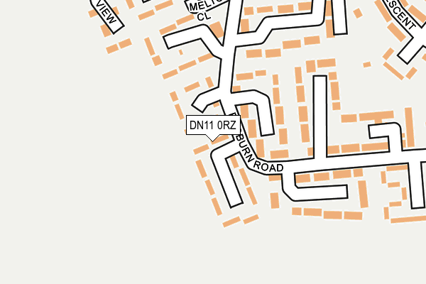 DN11 0RZ map - OS OpenMap – Local (Ordnance Survey)