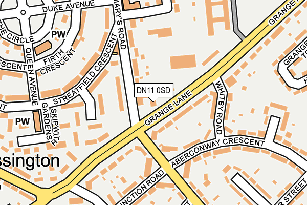 DN11 0SD map - OS OpenMap – Local (Ordnance Survey)
