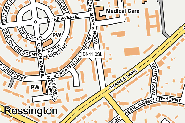 DN11 0SL map - OS OpenMap – Local (Ordnance Survey)