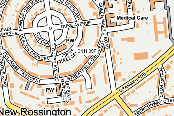 DN11 0SP map - OS OpenMap – Local (Ordnance Survey)