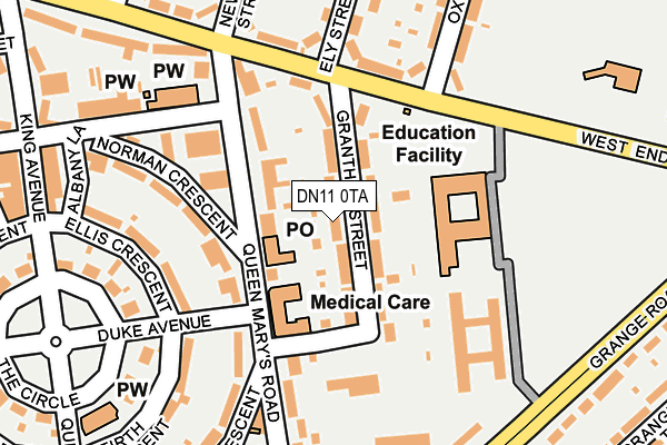 Map of WEBB TRADING LIMITED at local scale