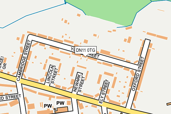 DN11 0TG map - OS OpenMap – Local (Ordnance Survey)