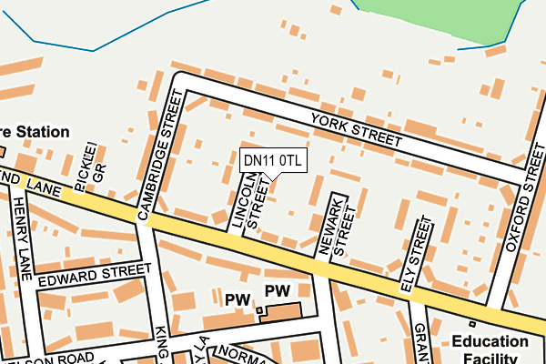 DN11 0TL map - OS OpenMap – Local (Ordnance Survey)