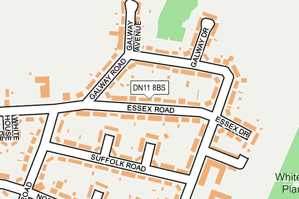 DN11 8BS map - OS OpenMap – Local (Ordnance Survey)