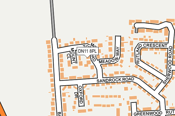 DN11 8PL map - OS OpenMap – Local (Ordnance Survey)