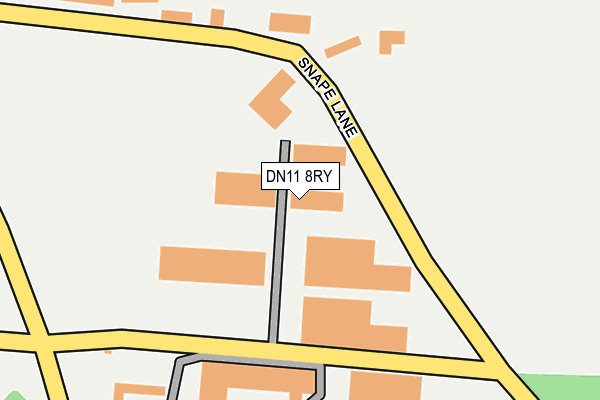 DN11 8RY map - OS OpenMap – Local (Ordnance Survey)