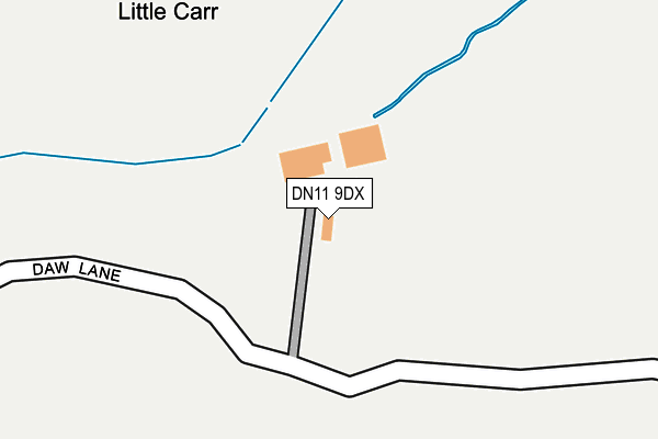 DN11 9DX map - OS OpenMap – Local (Ordnance Survey)