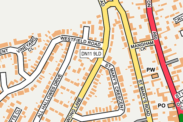DN11 9LD map - OS OpenMap – Local (Ordnance Survey)