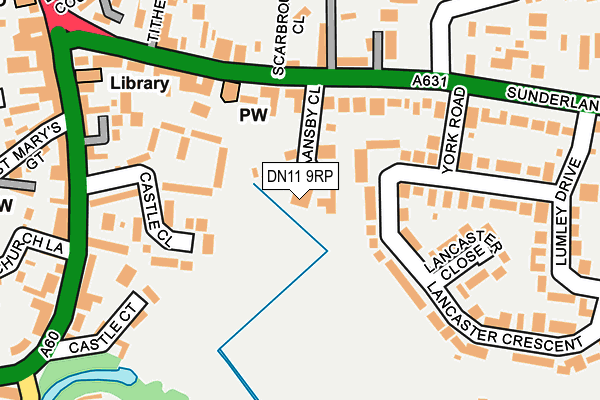 DN11 9RP map - OS OpenMap – Local (Ordnance Survey)