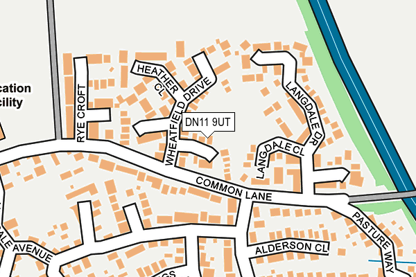 DN11 9UT map - OS OpenMap – Local (Ordnance Survey)