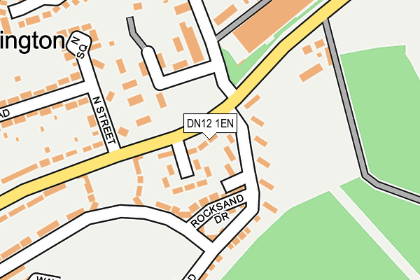 DN12 1EN map - OS OpenMap – Local (Ordnance Survey)