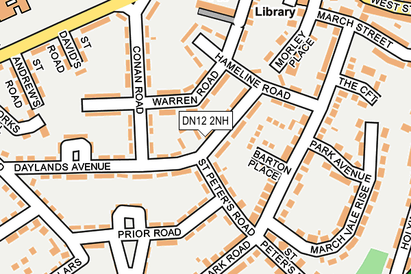 DN12 2NH map - OS OpenMap – Local (Ordnance Survey)