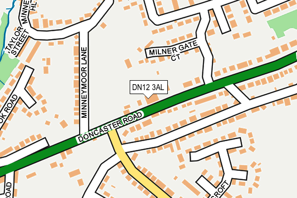 DN12 3AL map - OS OpenMap – Local (Ordnance Survey)
