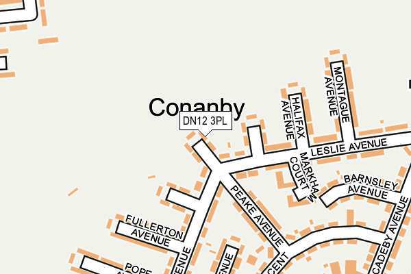 DN12 3PL map - OS OpenMap – Local (Ordnance Survey)