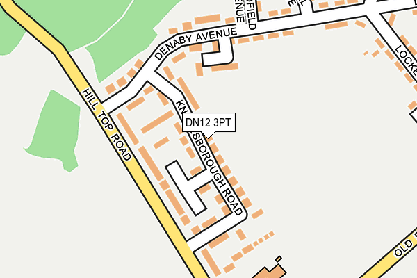 DN12 3PT map - OS OpenMap – Local (Ordnance Survey)