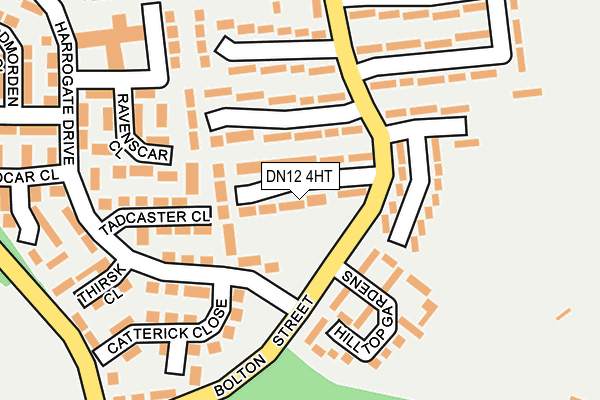 DN12 4HT map - OS OpenMap – Local (Ordnance Survey)