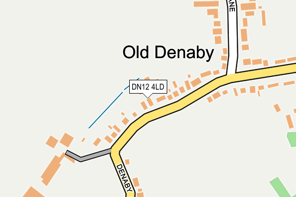 DN12 4LD map - OS OpenMap – Local (Ordnance Survey)