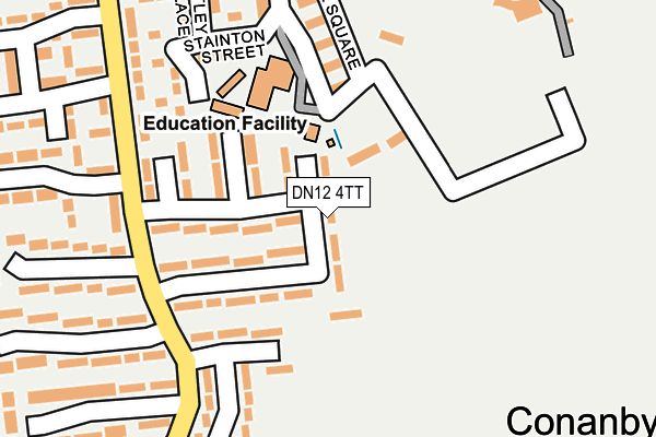 DN12 4TT map - OS OpenMap – Local (Ordnance Survey)