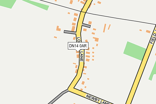 DN14 0AR map - OS OpenMap – Local (Ordnance Survey)