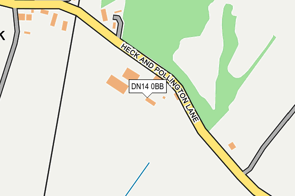 DN14 0BB map - OS OpenMap – Local (Ordnance Survey)