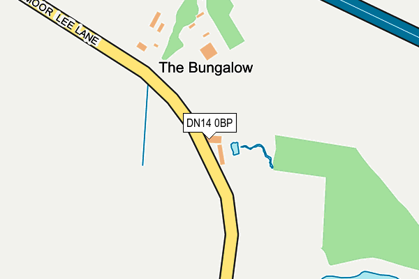 DN14 0BP map - OS OpenMap – Local (Ordnance Survey)