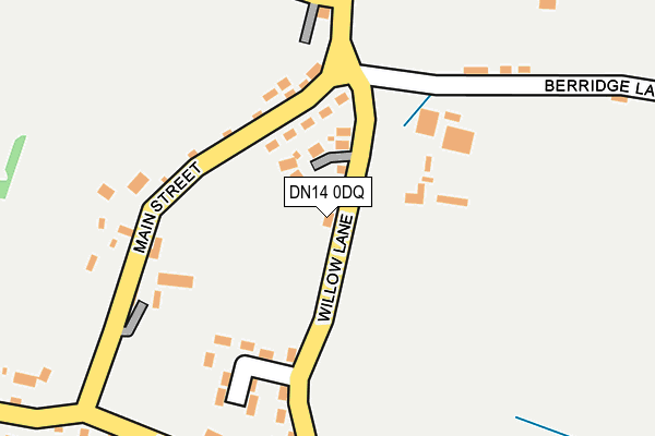 DN14 0DQ map - OS OpenMap – Local (Ordnance Survey)