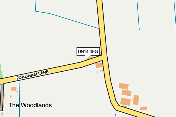 DN14 0EG map - OS OpenMap – Local (Ordnance Survey)