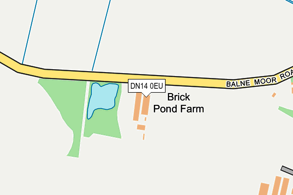 DN14 0EU map - OS OpenMap – Local (Ordnance Survey)