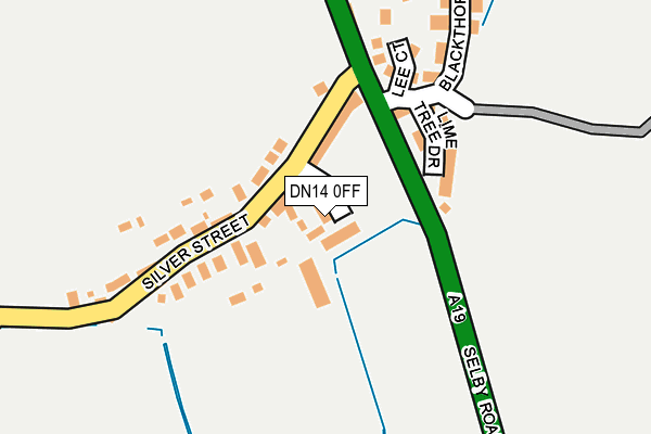 DN14 0FF map - OS OpenMap – Local (Ordnance Survey)