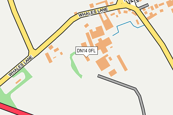 DN14 0FL map - OS OpenMap – Local (Ordnance Survey)