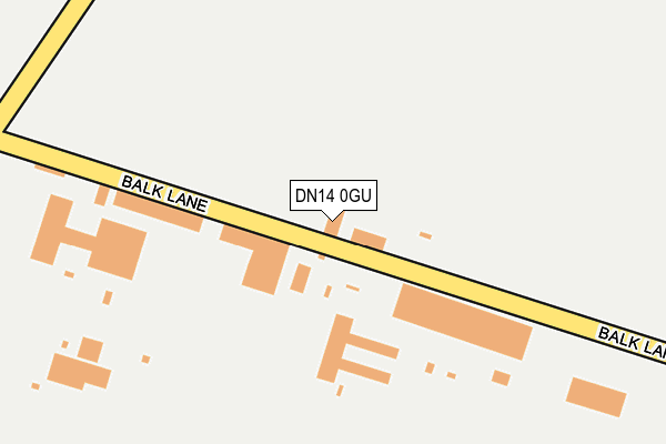 DN14 0GU map - OS OpenMap – Local (Ordnance Survey)