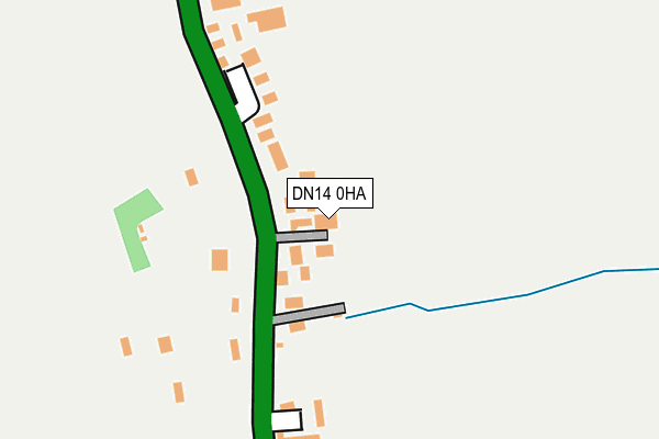 DN14 0HA map - OS OpenMap – Local (Ordnance Survey)