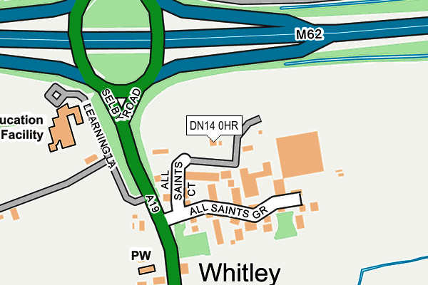 DN14 0HR map - OS OpenMap – Local (Ordnance Survey)