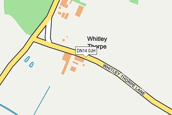 DN14 0JH map - OS OpenMap – Local (Ordnance Survey)