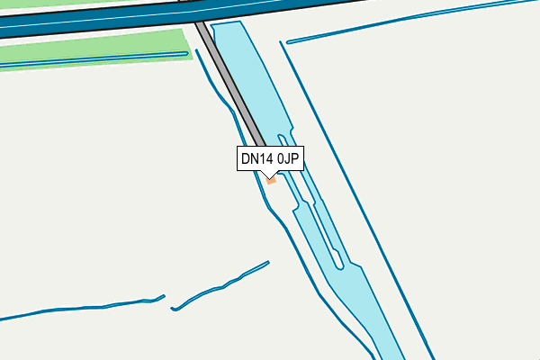 DN14 0JP map - OS OpenMap – Local (Ordnance Survey)
