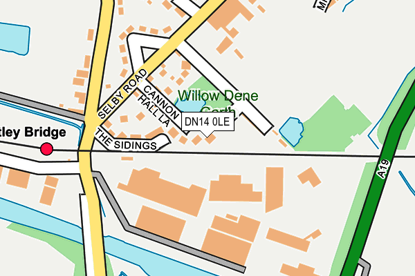 DN14 0LE map - OS OpenMap – Local (Ordnance Survey)