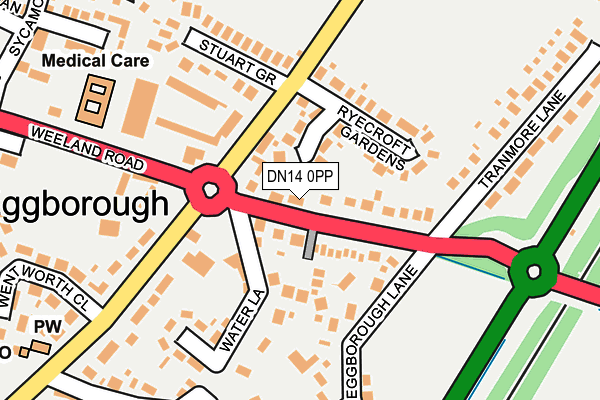 DN14 0PP map - OS OpenMap – Local (Ordnance Survey)