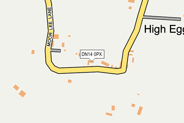 DN14 0PX map - OS OpenMap – Local (Ordnance Survey)