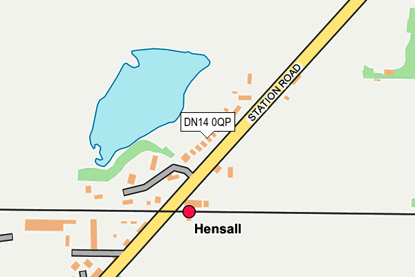 DN14 0QP map - OS OpenMap – Local (Ordnance Survey)