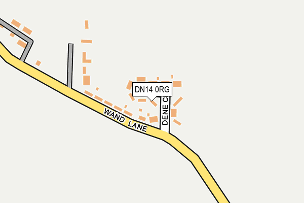 DN14 0RG map - OS OpenMap – Local (Ordnance Survey)