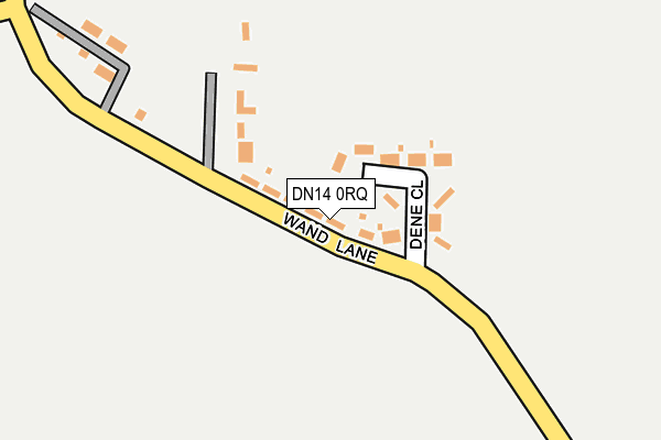DN14 0RQ map - OS OpenMap – Local (Ordnance Survey)
