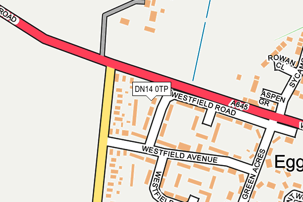 DN14 0TP map - OS OpenMap – Local (Ordnance Survey)