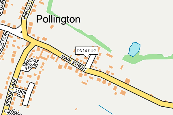 DN14 0UG map - OS OpenMap – Local (Ordnance Survey)