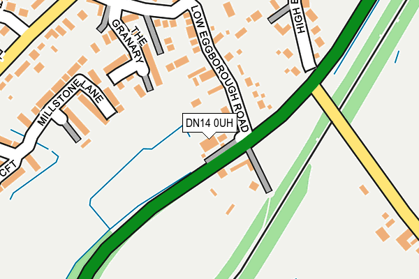 DN14 0UH map - OS OpenMap – Local (Ordnance Survey)