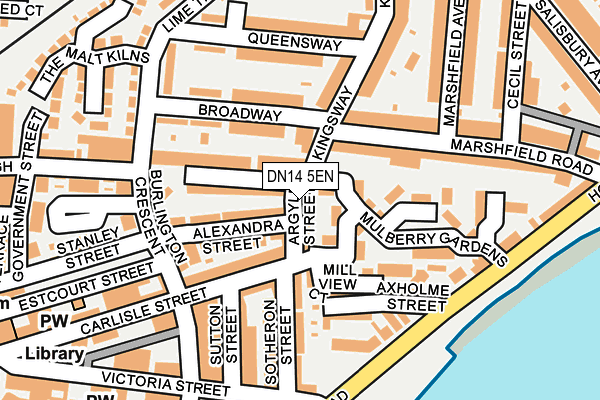 DN14 5EN map - OS OpenMap – Local (Ordnance Survey)