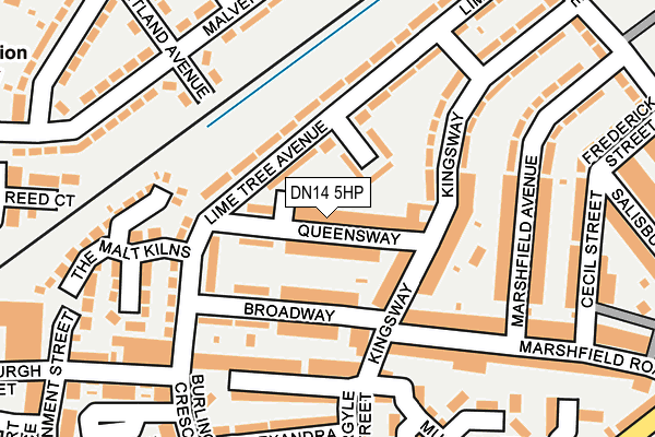 DN14 5HP map - OS OpenMap – Local (Ordnance Survey)