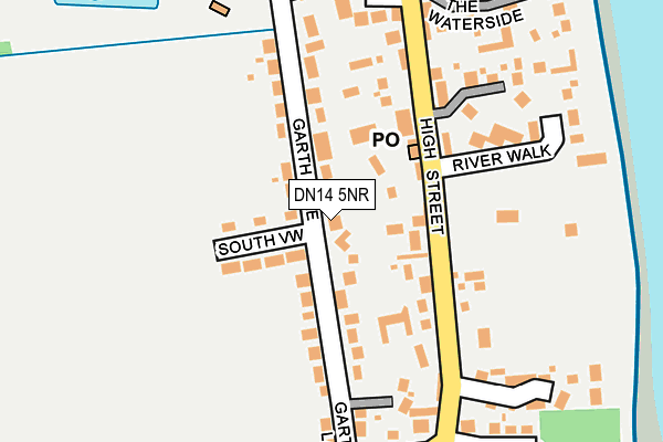 DN14 5NR map - OS OpenMap – Local (Ordnance Survey)