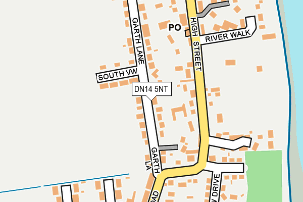 DN14 5NT map - OS OpenMap – Local (Ordnance Survey)